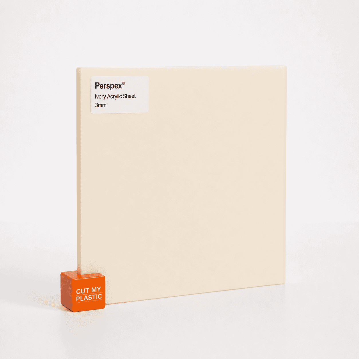 Ivory Cast Acrylic Perspex Sheet