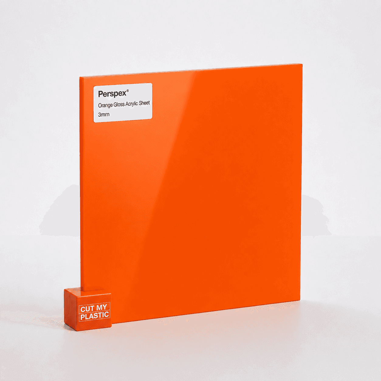 Orange Cast Acrylic Perspex Sheet