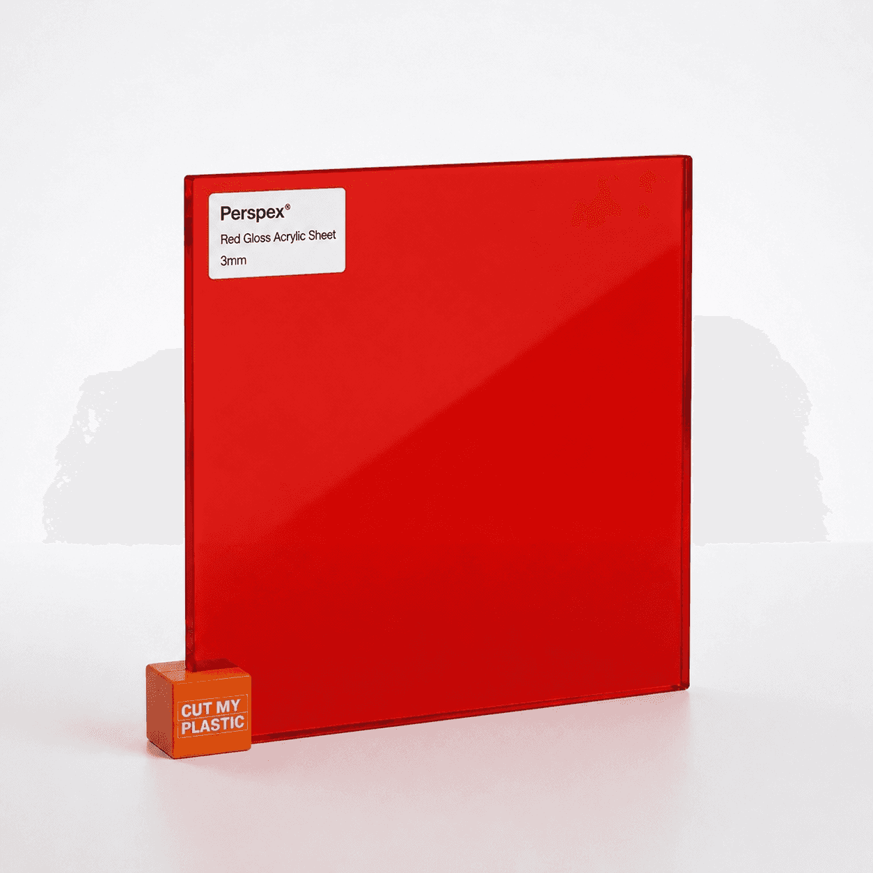 Red Cast Acrylic Perspex Sheet