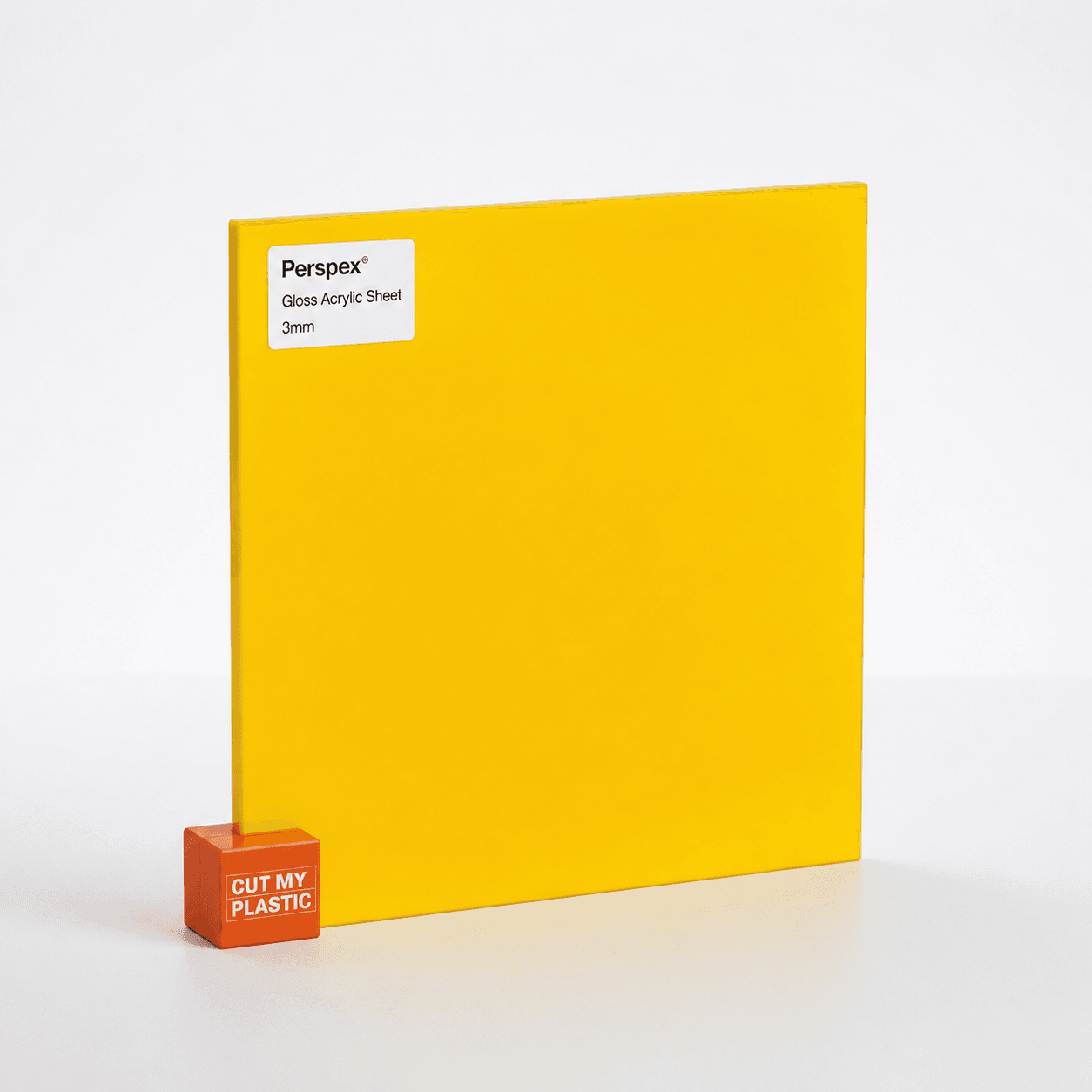 Yellow Cast Acrylic Perspex Sheet