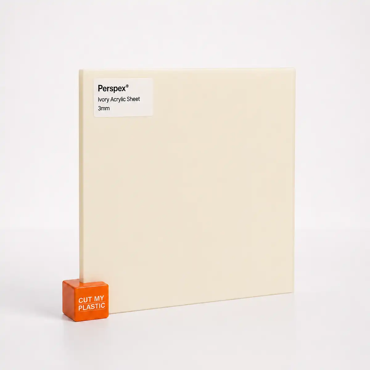 Ivory Cast Acrylic Perspex Sheet