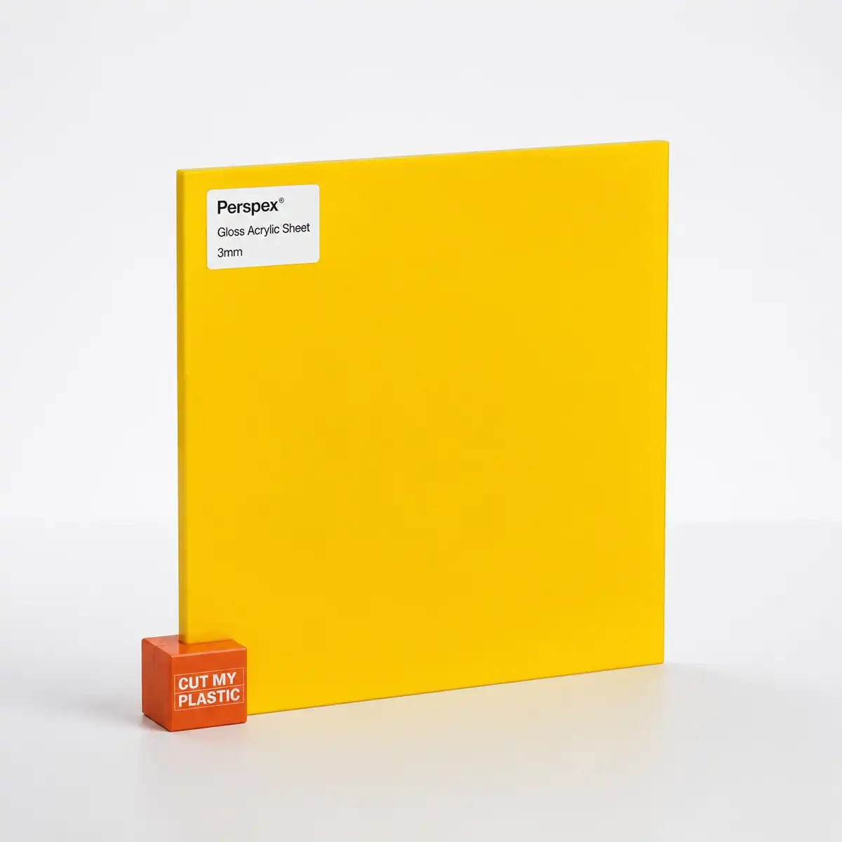 Yellow Cast Acrylic Perspex Sheet